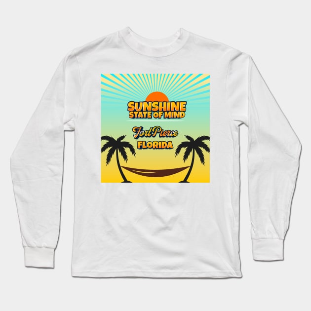 Fort Pierce Florida - Sunshine State of Mind Long Sleeve T-Shirt by Gestalt Imagery